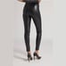 NEW Generation Love Size XL Women's Dawson Vegan Leather Button Leggings - Black