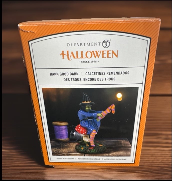 Dept 56 Halloween DARN GOOD DARN #6013597 2023 Witch Hollow Samantha's Stockings