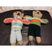 Crocheted / Knitted Plush Teddy Bears Handmade Boy & Girl / Brother & Sister