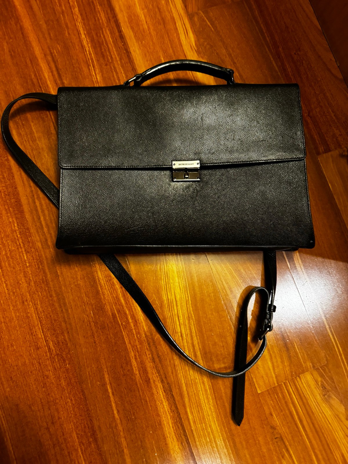 Burberry briefcase