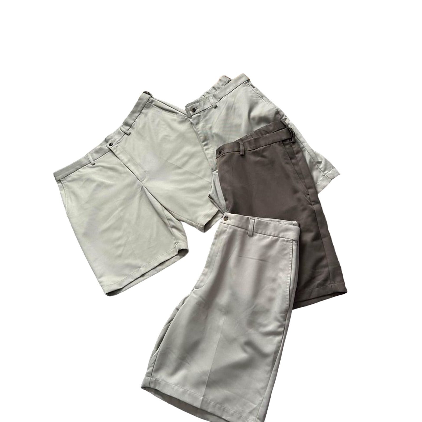Men’s Haggar Cool 18 Flat Front Comfort Waist Shorts(38)