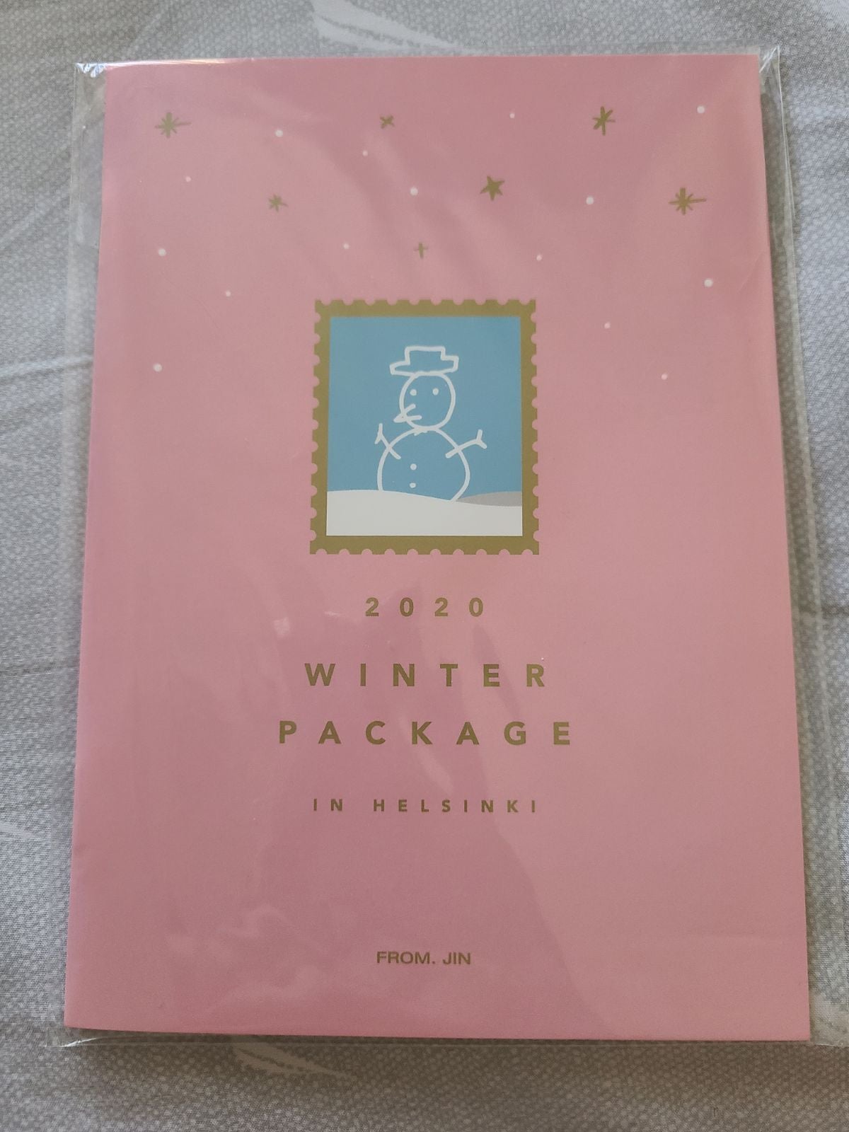BTS 2020 winter package Jin dairy book