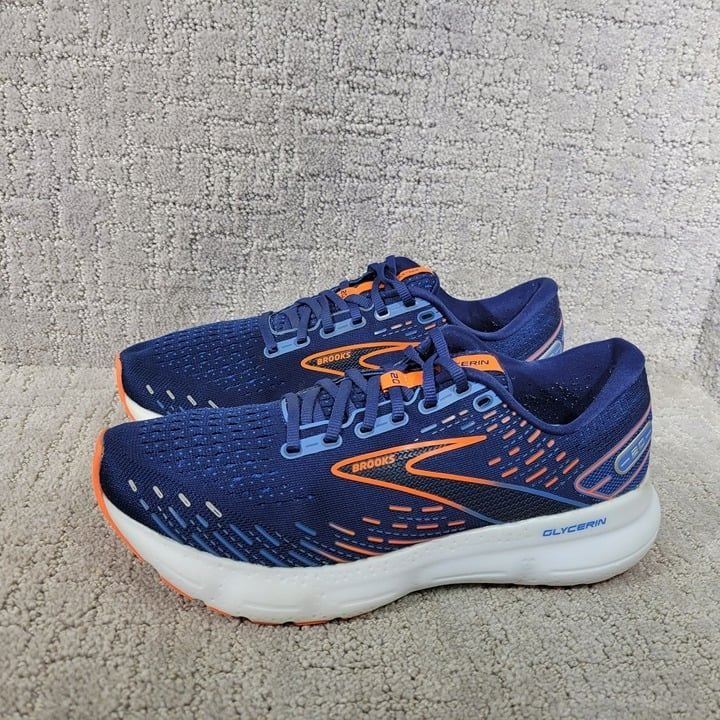 Brooks Glycerin 20 Men's Size US 9D Blue Depths Lace Up Running Sneakers