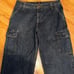 Y2K TOMMY HILFIGER Baggy Rave Cargo Jeans 33x31