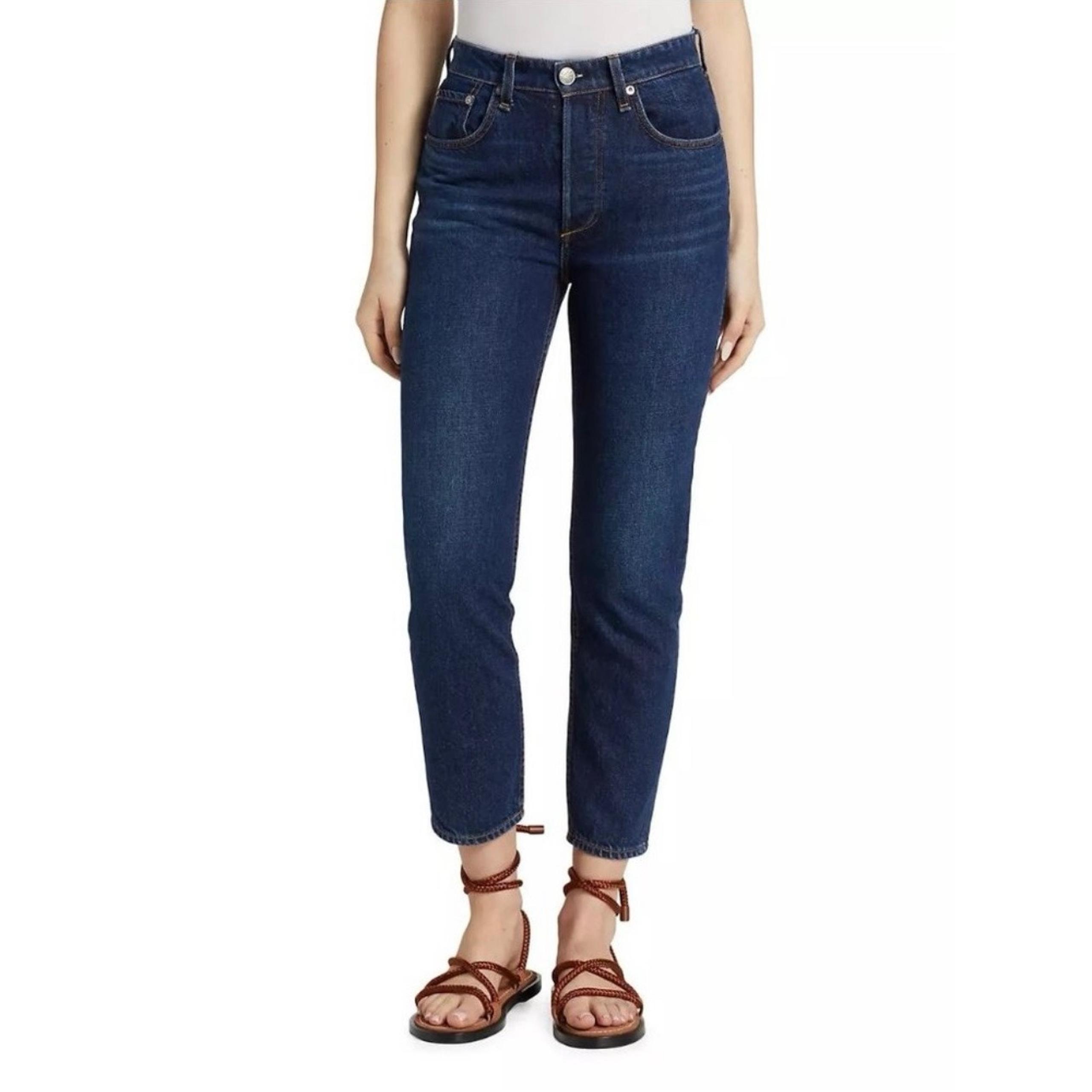 Rag & Bone 27 Nina High Rise Ankle Cigarette Stretch Women’s Jeans Indigo
