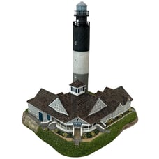 Oak Island North Carolina Model Lighthouse Figurine Harbour Lights #240 1999 NC