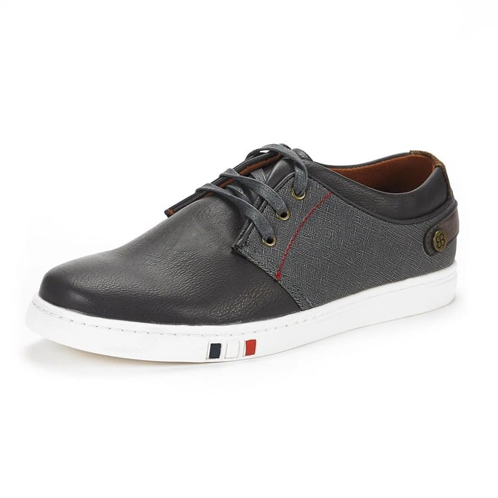 (Size 11) Men's Grey Casual Lace-Up Oxford-Style Walking Shoes (Brand New)