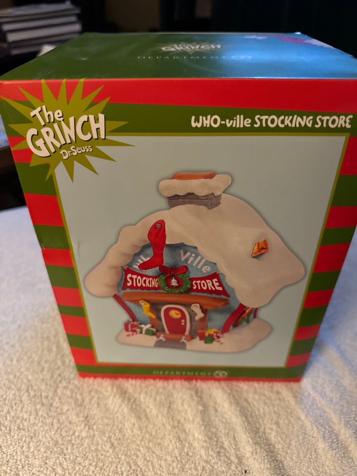 Department 56 grinch Who-ville stocking store