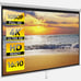 100'' Projector Screen 16:10 4K HD Projector Movies Screen for Home Theater
