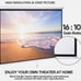 100'' Projector Screen 16:10 4K HD Projector Movies Screen for Home Theater