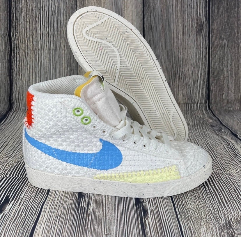 Brand New With Tags Nike Womens Blazer Mid '77 Next Nature Hemp Sail University