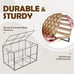 Storage Basket with Lid, Handwoven Blanket Storage Basket with Cotton Liner