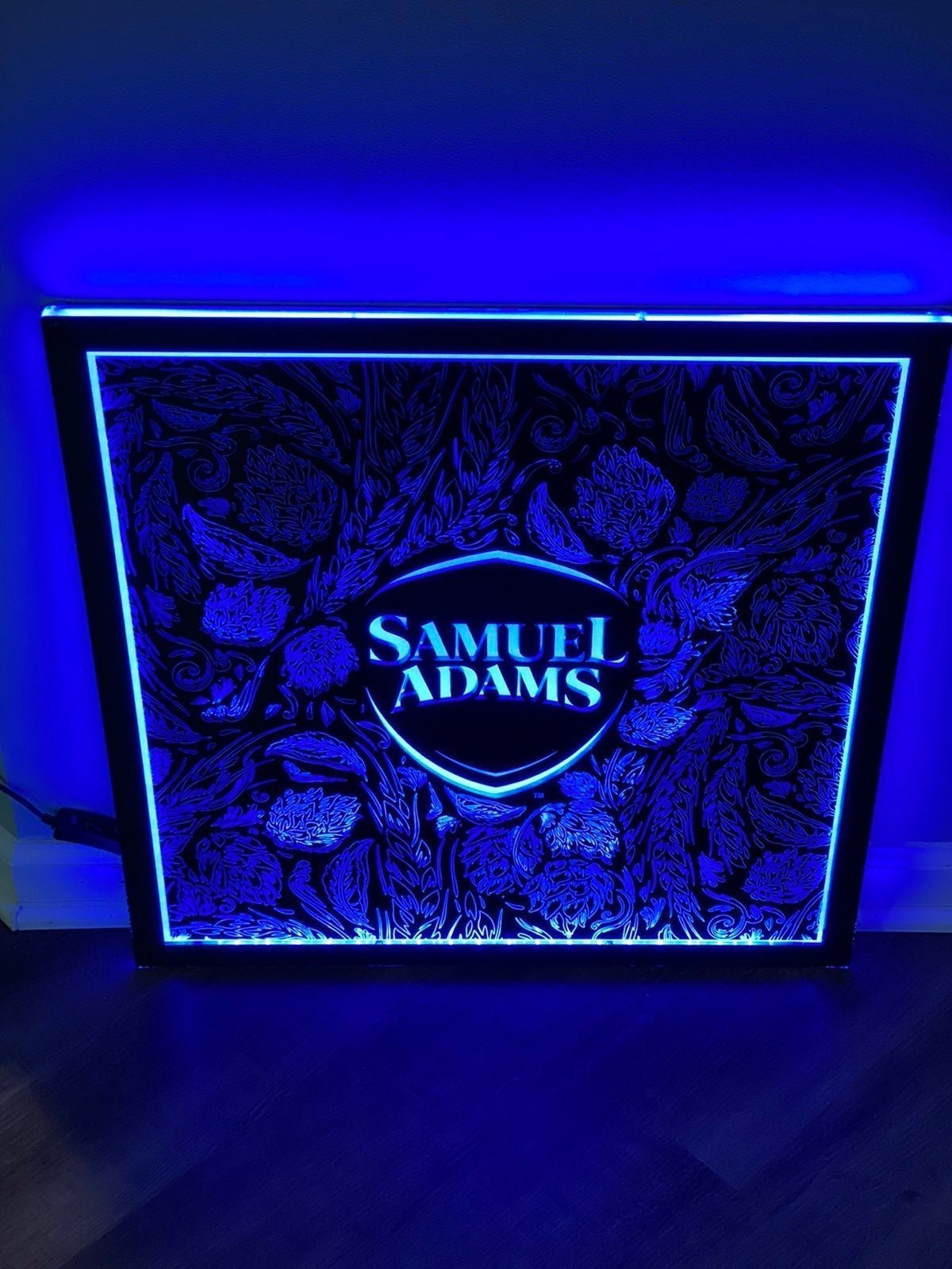 Larger samuel adams motion LED beer sign