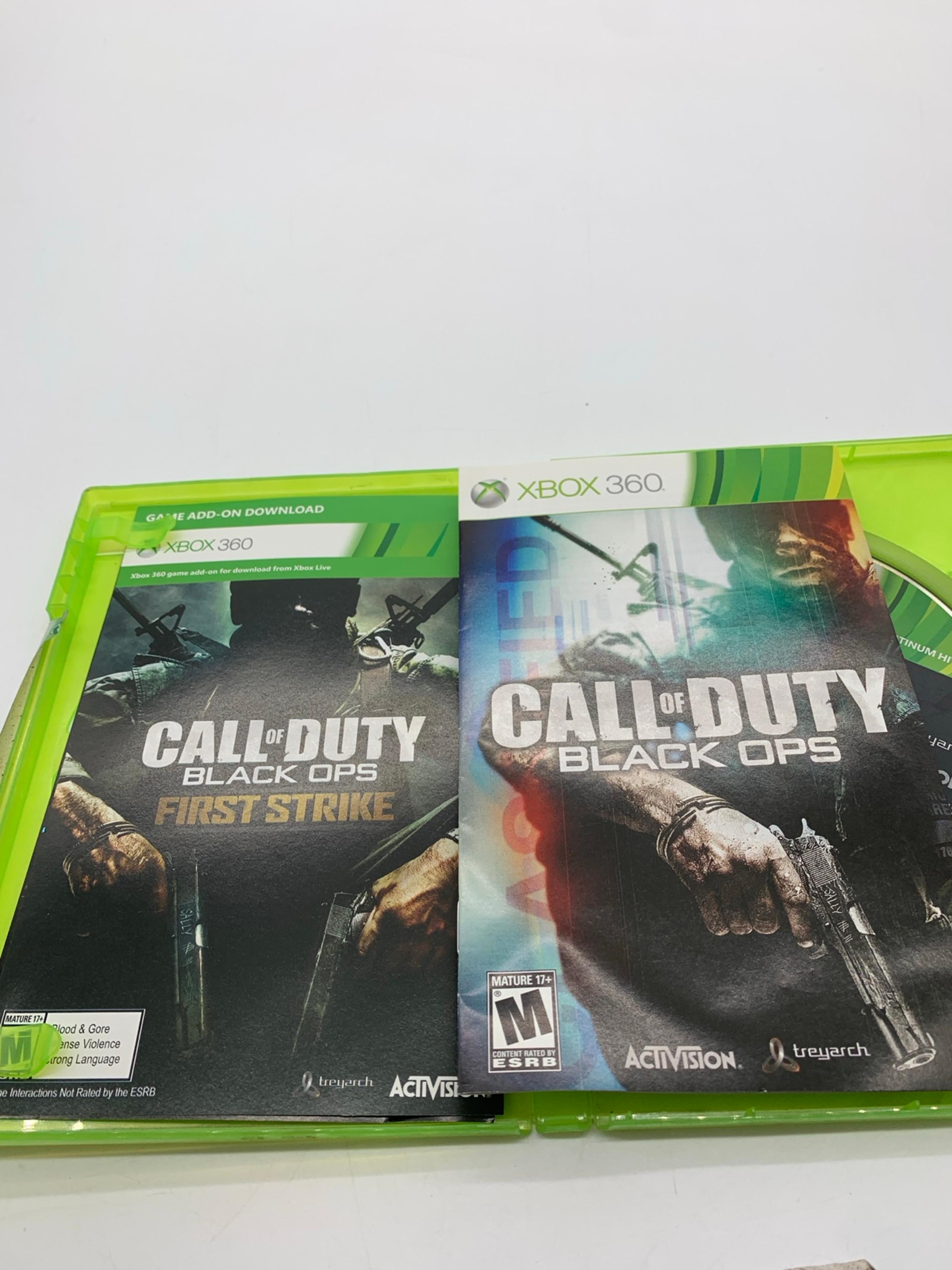 Call of Duty: Black Ops 1 & 2 Combo Pack Xbox 360 - CIB W/Manual! Tested Working