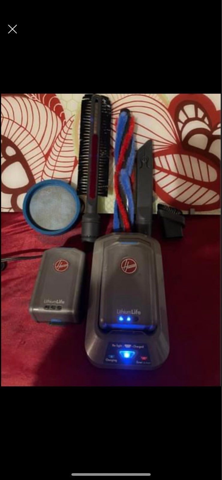 Hoover replacement battery and charger