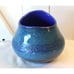 Handmade Shoal Pottery? Vase 5.75 Blue Very Unique
