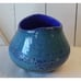 Handmade Shoal Pottery? Vase 5.75 Blue Very Unique