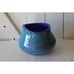 Handmade Shoal Pottery? Vase 5.75 Blue Very Unique