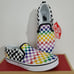 Vans Asher Rainbow Checker Big Kids Canvas Slip-on Size 5