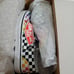 Vans Asher Rainbow Checker Big Kids Canvas Slip-on Size 5