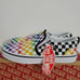 Vans Asher Rainbow Checker Big Kids Canvas Slip-on Size 5