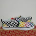 Vans Asher Rainbow Checker Big Kids Canvas Slip-on Size 5