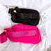 Lululemon Everywhere Belt Bag 1L Sonic Pink & Black Bundle
