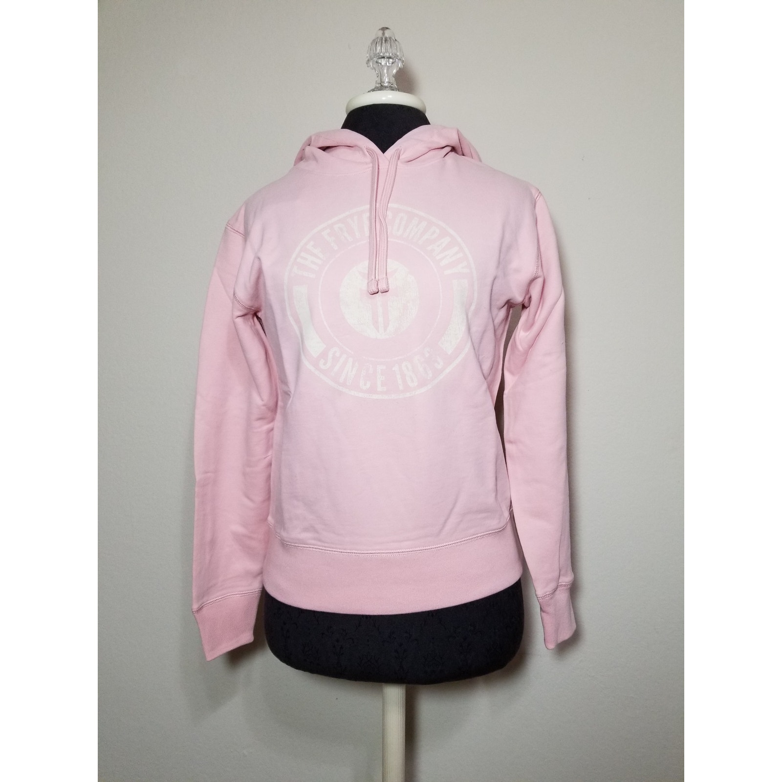 FRYE NWT Women's Sweatshirt Hoodie Pullover Fleece Cotton Peru Size X Small