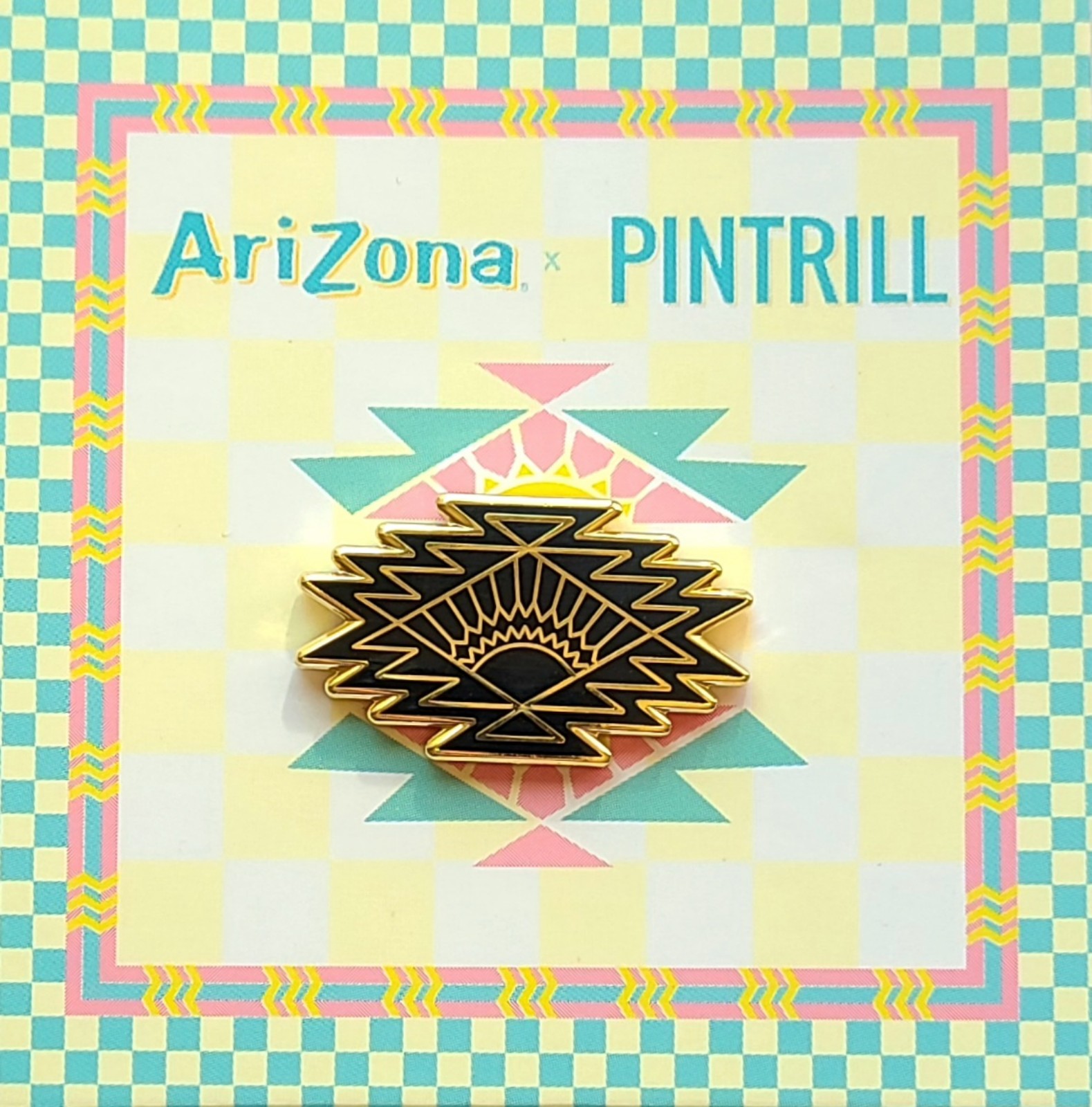 ⚡RARE⚡ PINTRILL x ARIZONA TEA 2018 ARIZONA TEA PIN *BRAND NEW SEALED*