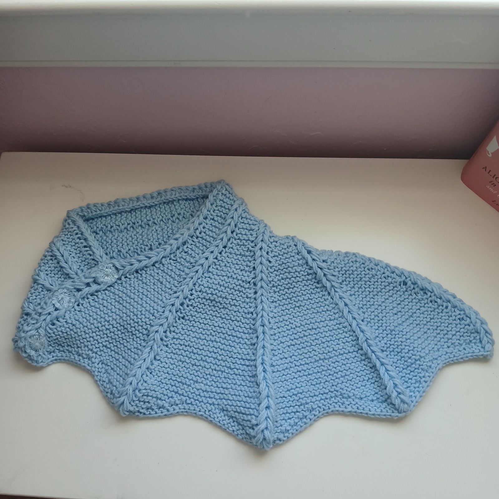 Dragon Wing Cowl Scarf - Ice