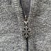 Cabela’s gray embroidered snowflake sweater vest winter christmas ugly