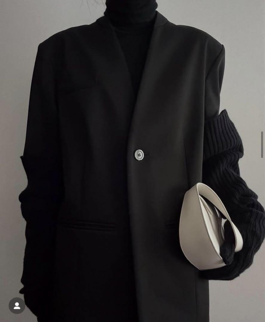 Digne Collarless Jacket Vol. 4 Black, Brand New and Unused.