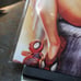 Totally Rad MJ Mary Jane cosplay Ebas Black Top Signed By Ebas