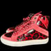 Zadig & Voltaire Women's High Flash Shiny Glass Leopard Print High Top (37) US 6