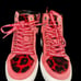 Zadig & Voltaire Women's High Flash Shiny Glass Leopard Print High Top (37) US 6