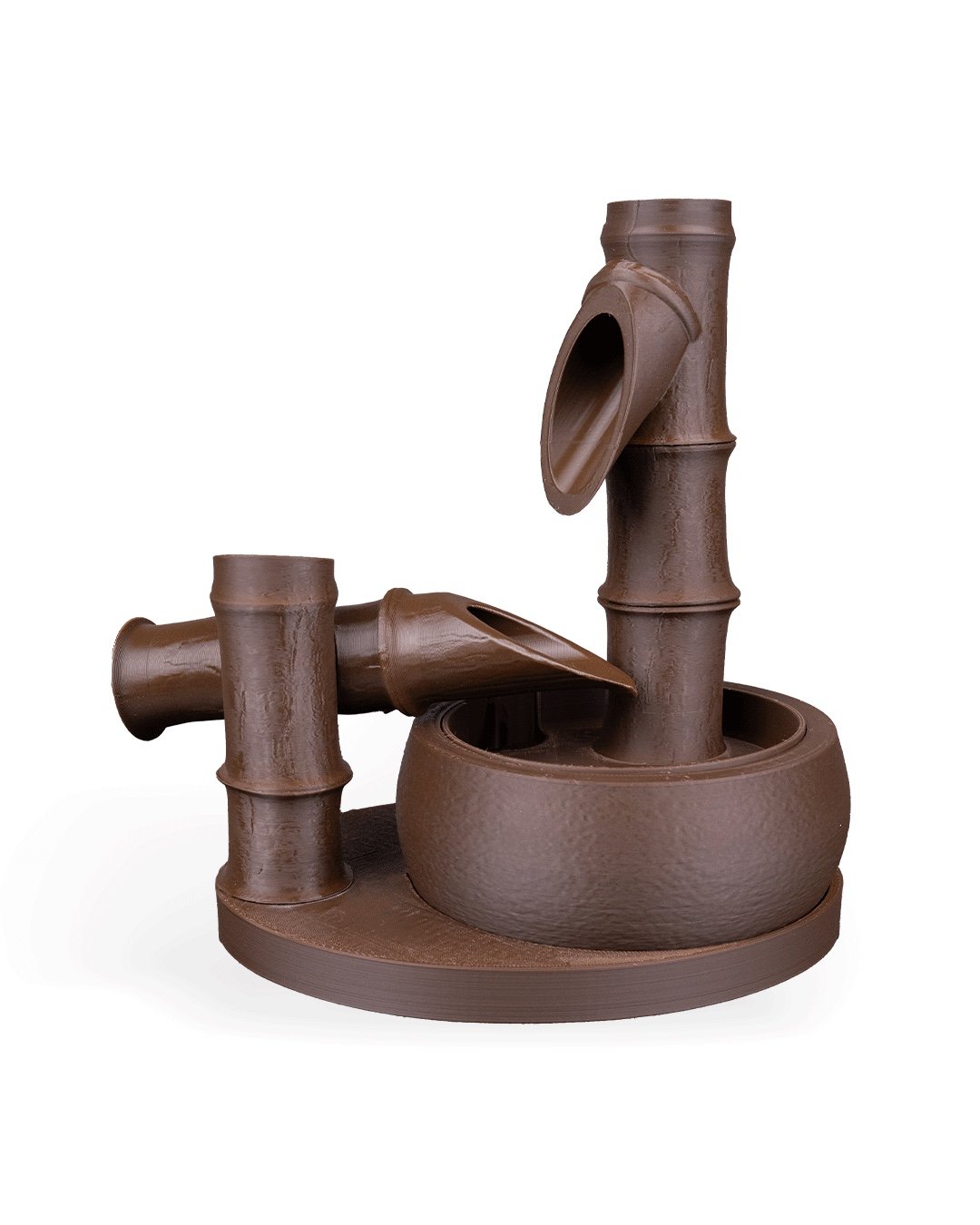 Zen Bamboo-Style Tabletop Fountain – peaceful water feature with natural charm.