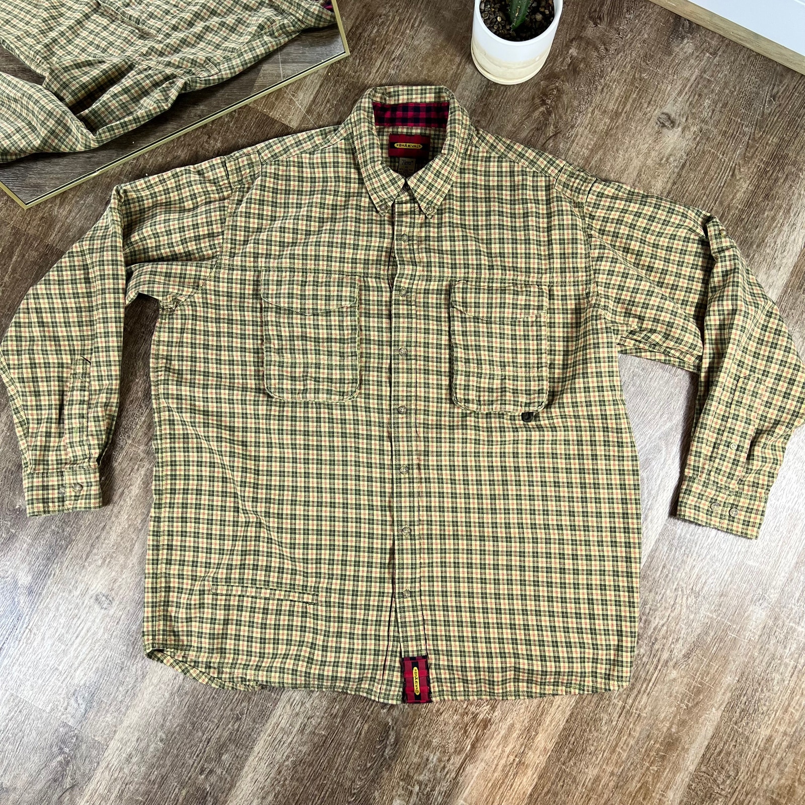 Braeval Tiera Exventurer Mens Flannel Wool Blend Shirt
