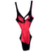 L*Space Bitsy Cut Reversible One Piece Swinsuit Women’s Size 8 Navy Coral