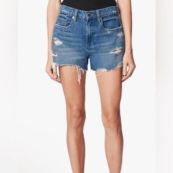 BLANK NYC Women's The Barrow Vintage High Rise Denim Short size 28