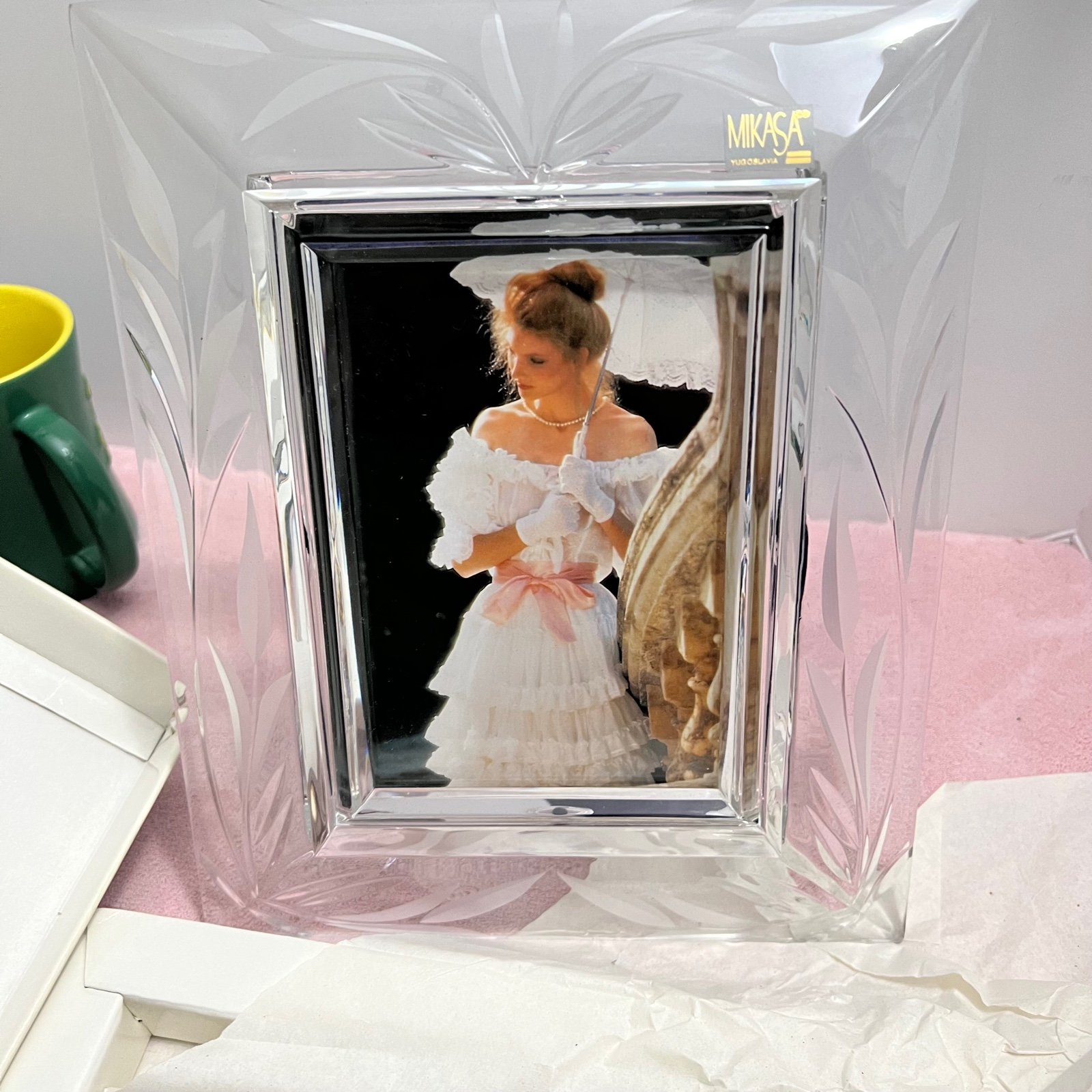 Miskasa Crystal Photo Frame New In Box