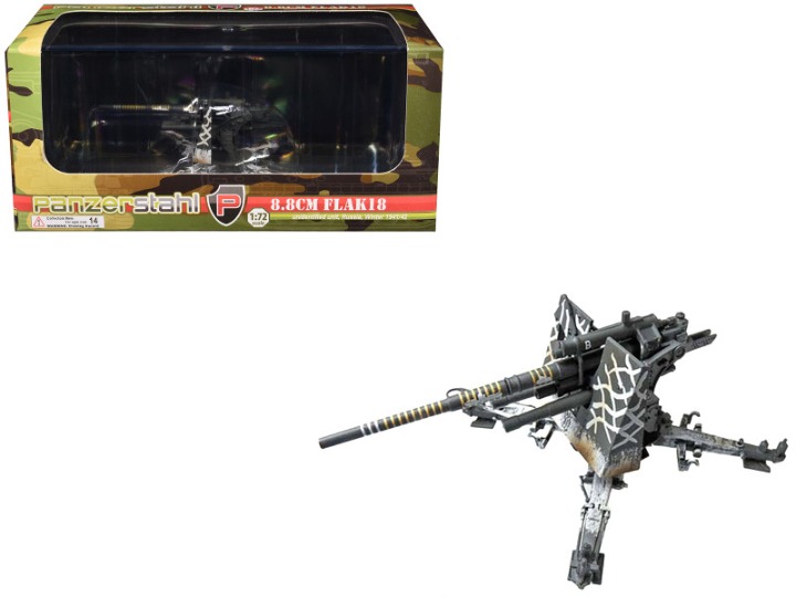8.8cm Flak18 Gun Unidentified Unit Russia (1941/1942) German Army 1/72 Diecast