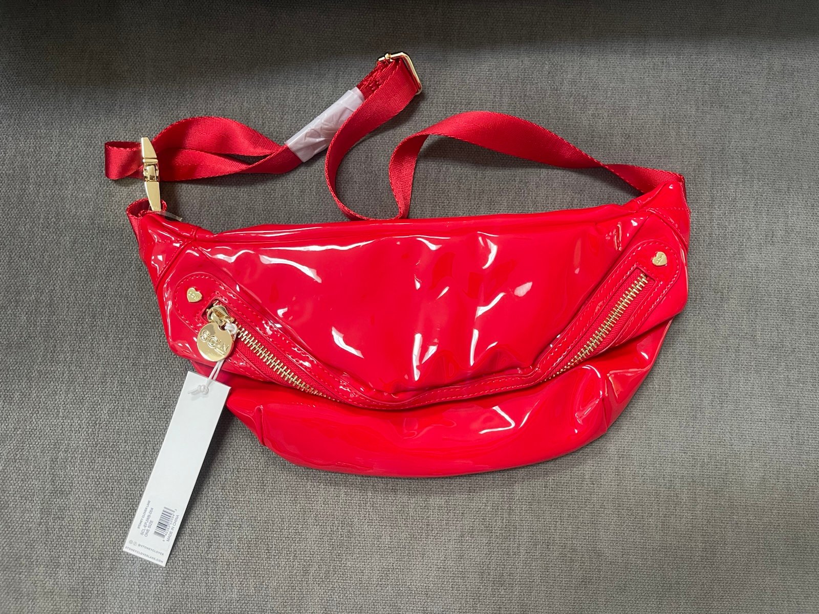 NWT Stoney Clover Lane Jumbo Fanny Pack Apple