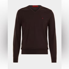 Carolina Herrera 100% Merino Wool V-Neck Sweater