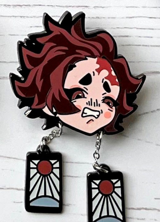 Crymorebrand Demon Slayer Disgusted Gonpachiro Tanjiro Pin