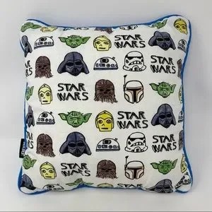 Star Wars Throw Pillow Darth Vader Yoda Faces Chewbacca Bed Pillow