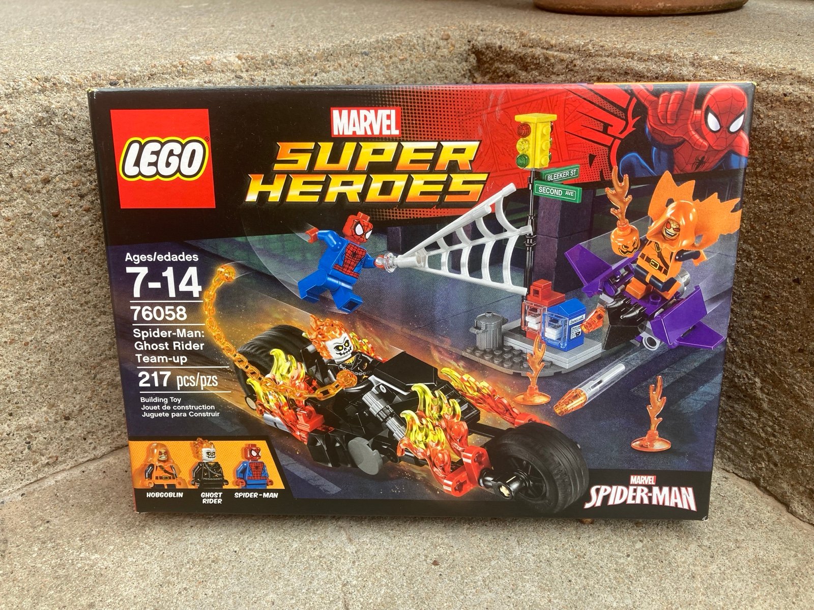 Lego 76058 Marvel Spider Man Ghost Rider - Brand New Sealed Box Retired Set