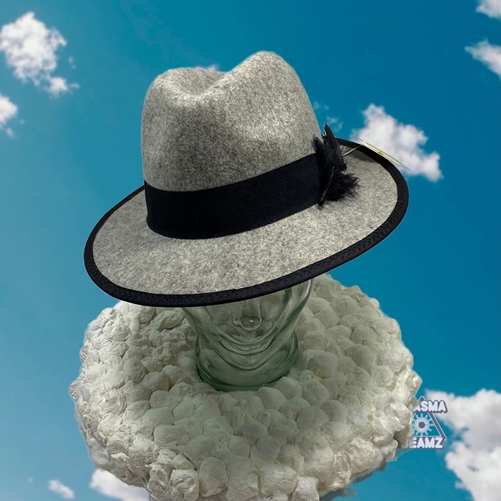 Handmade Gray Wool Rancher