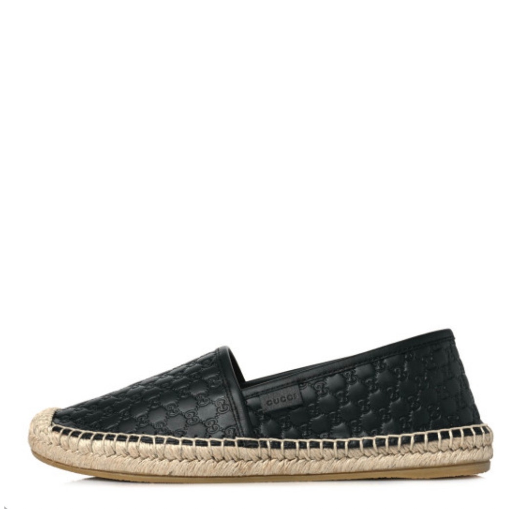 Gucci Microguccissima Signature Espradrilles *37 1/2*