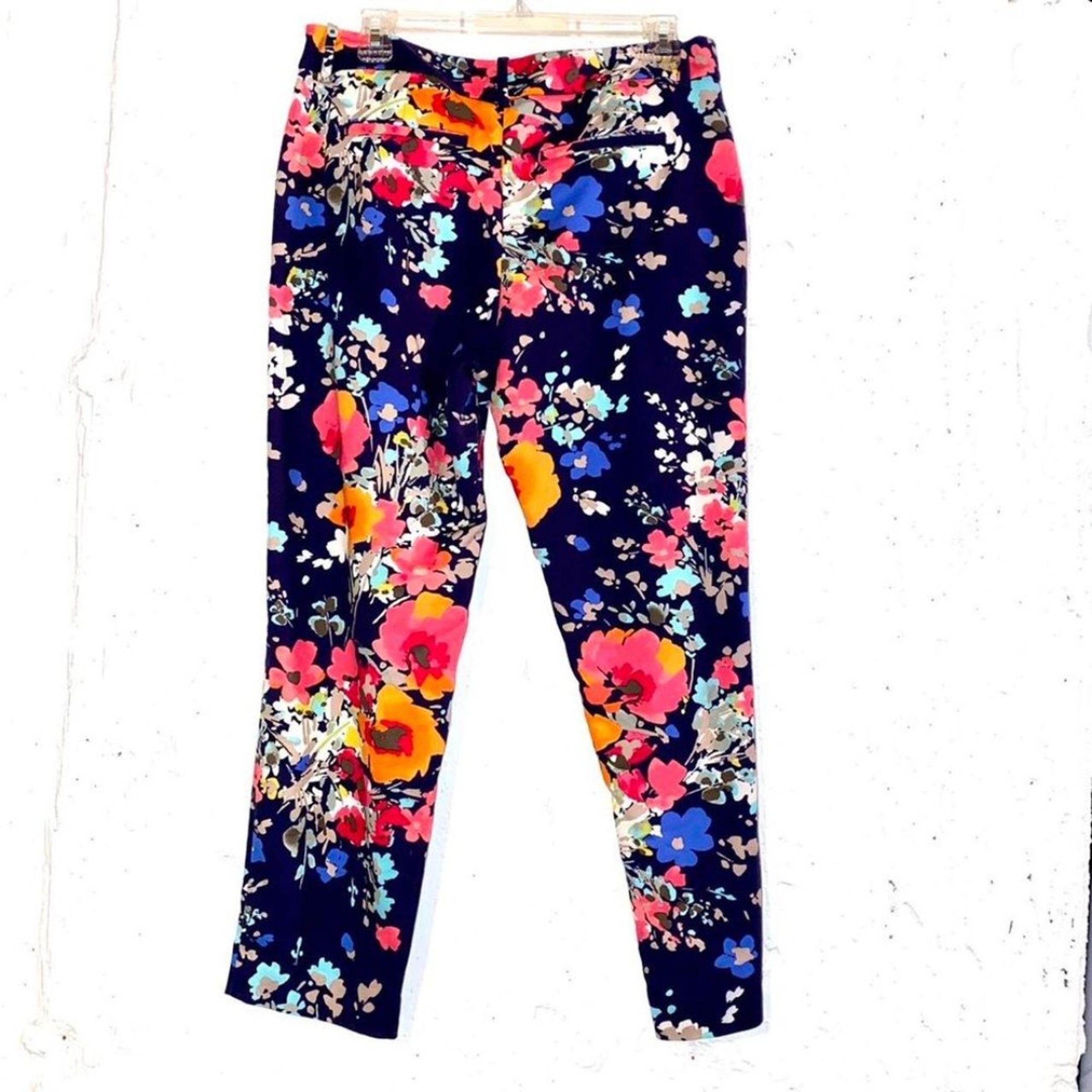 Merona Women's multi Trousers Floral size 4