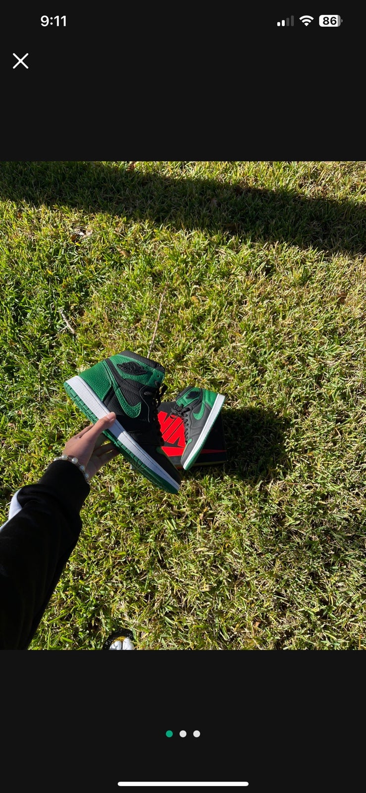 Jordan 1 pine green